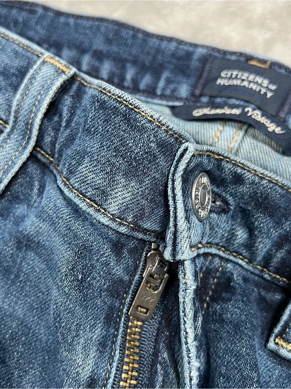 Citizens Of Humanity Elijah Jeans Mens 33x30 Blue Straight Denim Premium Vintage
